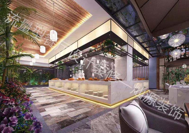 水泥工业风餐厅设计装修效果图&mdash;利来w66最给利装饰