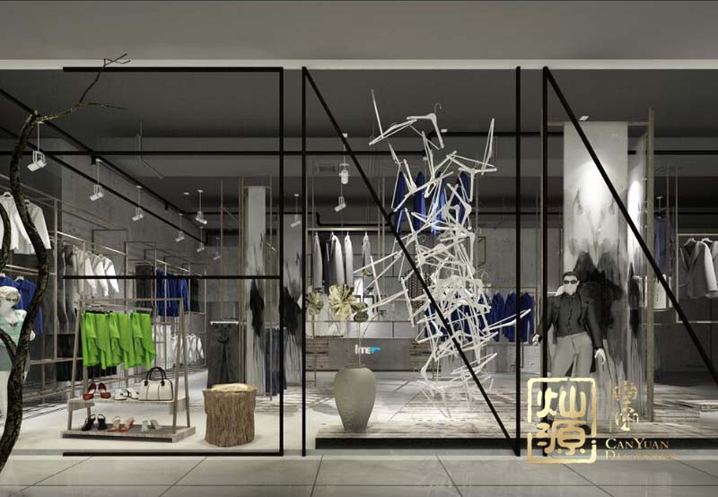 南宁品牌服装店装修