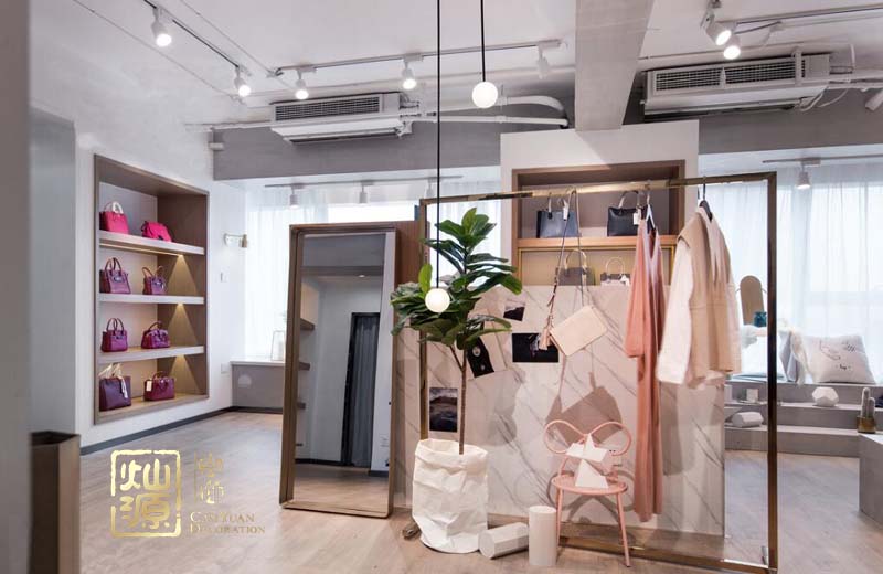混搭风服装店设计案例-利来w66最给利装饰