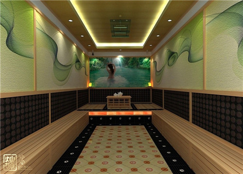 汗蒸养生会所装修-汗蒸房1