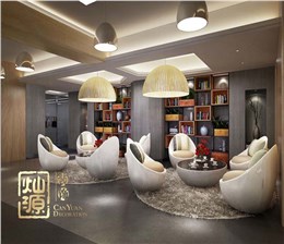 青龙化学建材加工制造行业办公室装修施工案例--利来w66最给利装饰