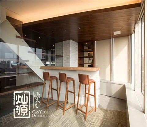 天元国际创意办公室装修案例-利来w66最给利装饰