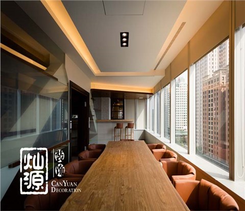 天元国际创意办公室装修案例-利来w66最给利装饰