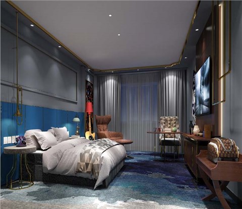 音乐主题酒店设计装修案例-利来w66最给利装饰