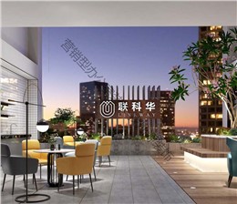 联科华简约科技办公室装修案例-利来w66最给利装饰