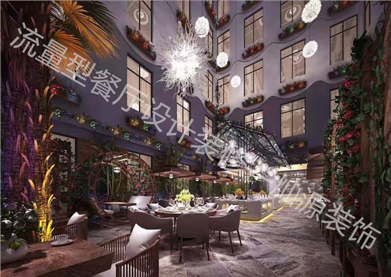 水泥工业风餐厅设计装修效果图—利来w66最给利装饰 水泥工业风餐厅设计装修效果图—利来w66最给利装饰